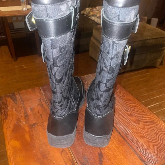 Coach Black Knee-High Boots - Picture 8 of 12